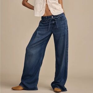 NWT Lucky Brand Legend Liquid Denim Luxe Palazzo Jeans Limited Edition